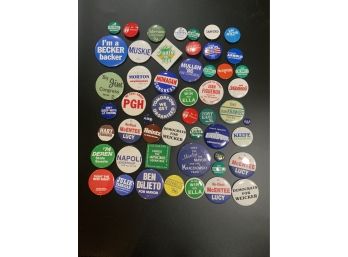 Large Political Pin Lot
