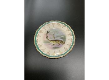 Vintage Sterling China Pike Fish Plate