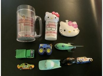 Disney And Nickelodeon Cars, NASCAR Mug, Hello Kitty Items And More