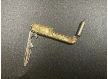 Vintage Ambassador Pocket Knife With Rare Pen
