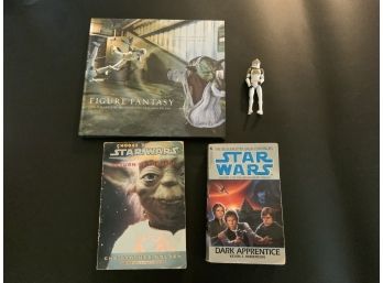 Star Wars Storm Trooper Action Figure And Books