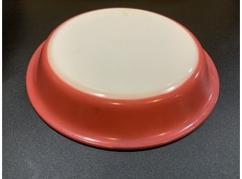 Pyrex 909 Flamingo Pink 9 Inch Rimmed Pie Plate