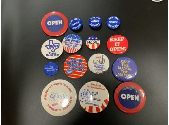 Political Pin Lot