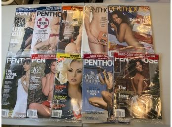 NOS Sealed Penthouse Magazines With DVDs