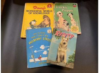 Vintage Disney, Dr. Seuss, Rinty And Lucky Puppy Books