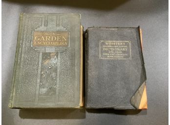 1941 The New Garden Encyclopedia And 1947 Websters Dictionary