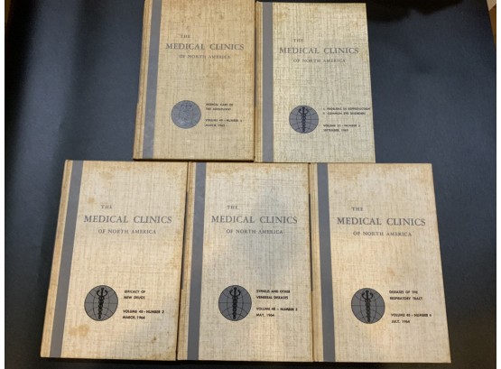 1960s The Medical Clinics Of North America Books