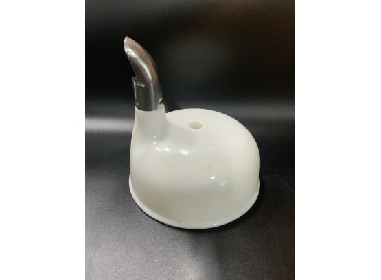 Vintage Sunbeam Juicer Milk Glass Bowl Attachment