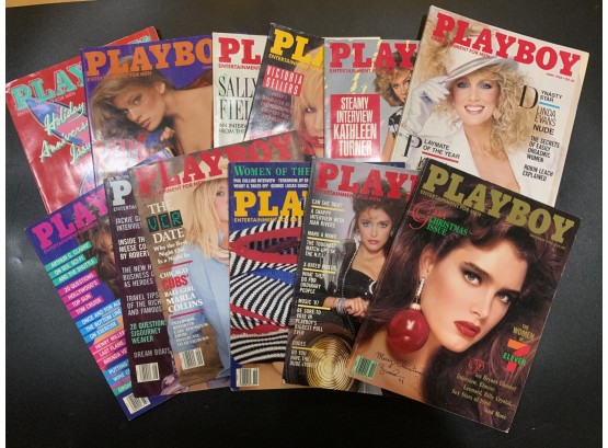 1986 Playboy Magazines