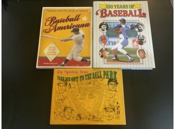 3 Baseball Coffee Table Books