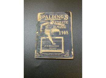 Vintage 1908 Spauldings Athletic Almanac