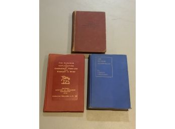 Vintage Medical Books Human Anatomy, The Memoirs Of A Physician And Emergency First Aid