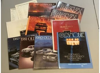 1980s Oldsmobile Sales Catalogs And Brochures