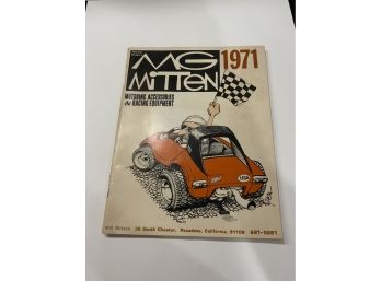 1971 MG Mitten Motoring Accessories & Racing Equipment Catalog