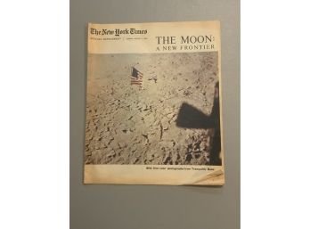 1969 The New York Times The Moon A New Frontier Special Supplement