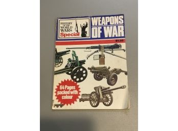 Vintage History Of The World War Special Weapons Of War Magazine