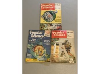 Vintage 1964 And 1969 Popular Science Magazines