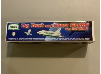 1999 Hess Toy Truck And Space Shuttle With Satellite