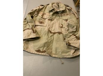 Air Force Field Desert Camo Cold Weather Coat