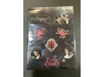 Twilight Eclipse Team Edward 8 Piece Sticker Set