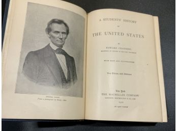 1910 A Students History Of The United States Book