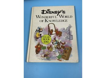 1981 Disneys Wonderful World Of Knowledge Year Book