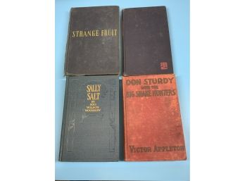 Vintage Books Sally Salt, Strange Fruit, Don Sturdy And Black Boy