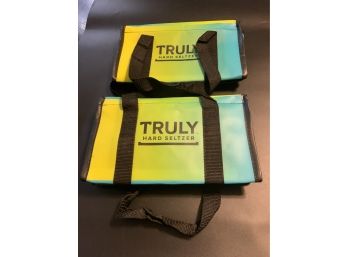 2 Truly Hard Seltzer Promotional Cooler Bags