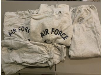 Air Force T-shirt, Super Sweats, 2 Sweat Shirts And 2 Shorts