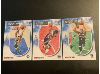 NBA Hoops Skyview Insert Cards Of Durant, Tatum And Beal
