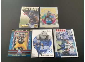 NFL Insert , Lot With Smith, Nelson, Marshall Jr, Faneca And Wagner
