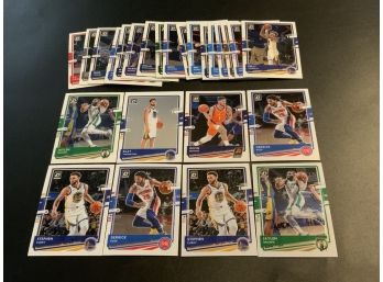 2020-21 Donruss Optic Basketball Card Lot With Curry, Thompson Brown And More