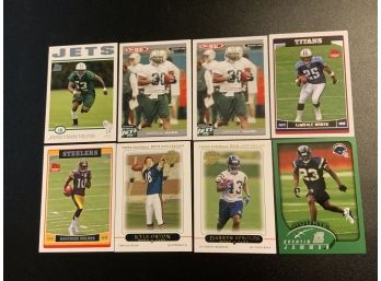 Mixed Topps Football Rookie Cards Including Sproles, Holmes, Orton, Vilma, White And More