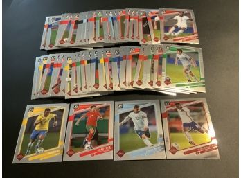 2021-22 Donruss Optic Soccer Cards With Messi, Felix And Many More