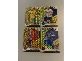 2021-22 Mosaic Soccer Gold Prizm Rookie Lot Skipp, Chalobah, Livramento And Norman