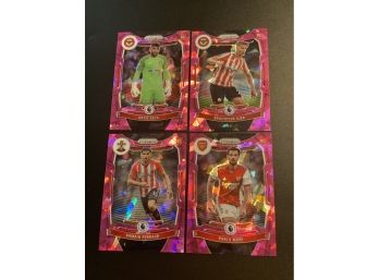 2021-22 Prizm Soccer Pink Parallel Cards Lot 2