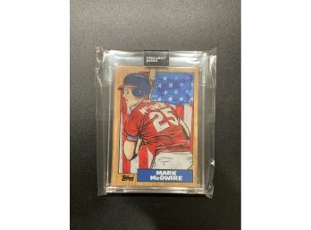 Mark McGwire Topps Project 2020 Encased Card