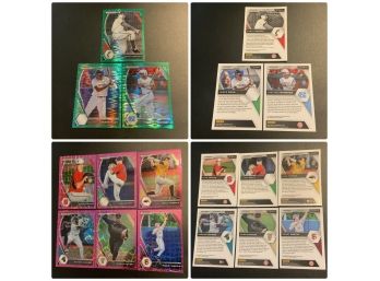 2021 Prizm DP Baseball Pink And Green Parallel Cards