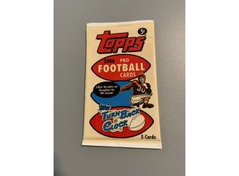 2006 Topps Turn Back The Clock Football Unopened Pack