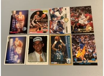 Basketball Card Lot With Rookies Including Mourning, Elliot And Kidd