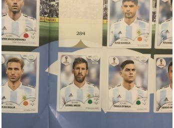2018 Fifa World Cup Russia Sticker Magazine Full Of Panini Sticker Cards
