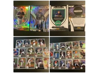 2021 Prizm DP Baseball Card Lot Including Silver Parallel Insert Cards