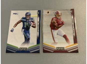 DK Metcalf And Terry McLaurin 2019 Playoff Rookie Cards