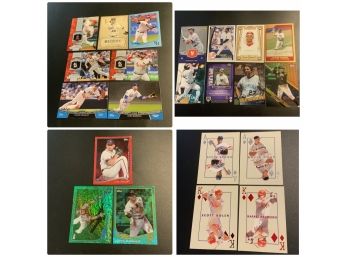 Mixed Baseball Insert And Parallel Card Lot