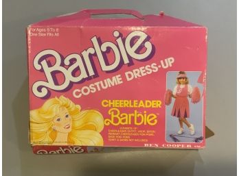 1983 Mattel Cheerleader Barbie Costume Dress-up With Box