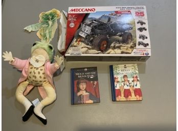 American Girl Books, Meccano Toy, Frog Plush And Fairy