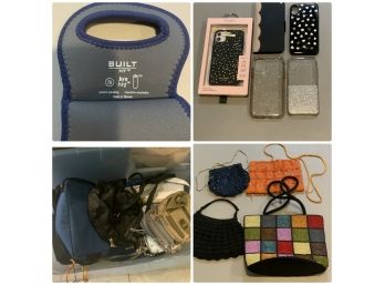 Mixed Handbags, Kate Spade Cell Phone Accessories And A Wine Bag
