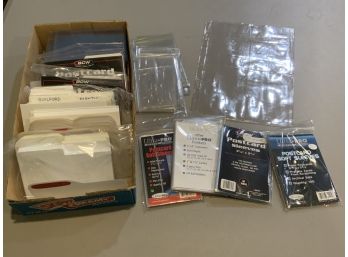 Postcard Supplies, Dividers, Sleeves And Protective Plastics