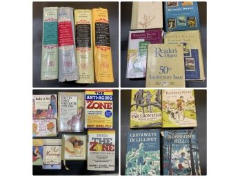 Vintage Weekly Readers, Readers Digest And Modern Self Help Books