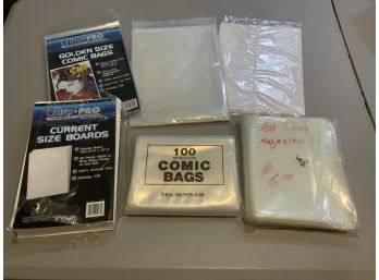 Comic Book Supplies, Bags And Boards